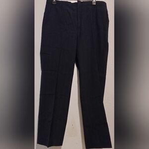 Towncraft Black With navy burgundy pinstripe pants